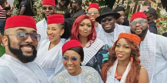 Banky W, Adesua Etomi, others attend Mercy Chinwo's traditional wedding ceremony 1