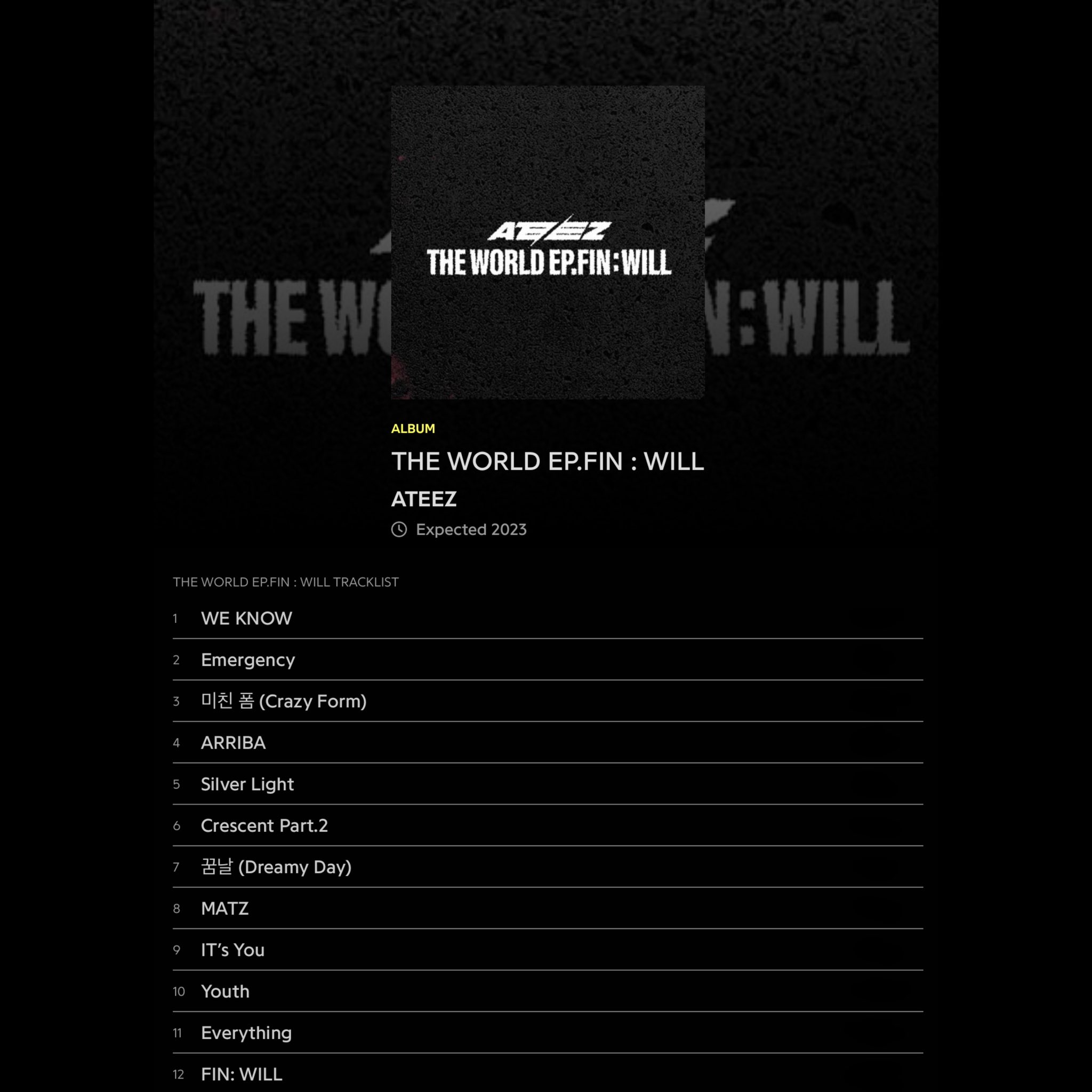 ATEEZ THE WORLD EP.FIN : WILL Zip Download